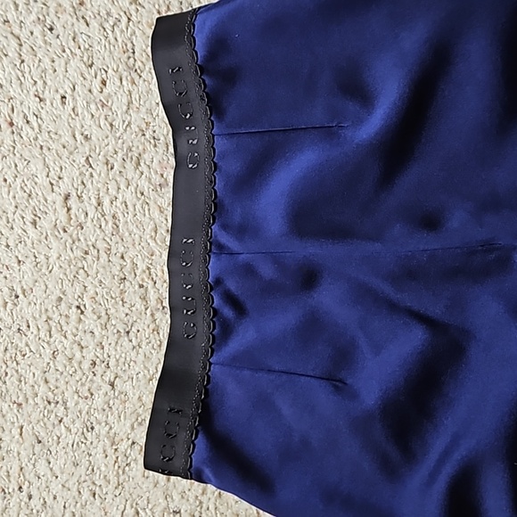 Gucci Dark Blue Black Band Zip Up Pant Slacks Leggings Tights Sz. 40 - Picture 10 of 13